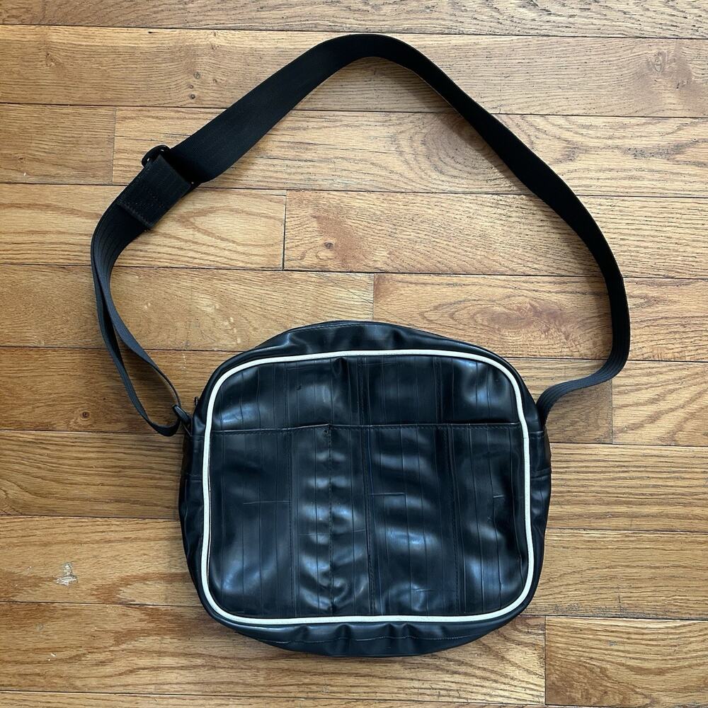Alchemy Goods Messenger Recycled Car Parts Tire Seatbelt Shoulder Bag